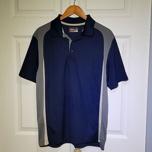 𝅺GRAND Slam Men's Vintage Navy Polo Shirt